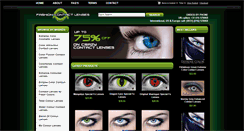 Desktop Screenshot of fashion-contactlenses.com